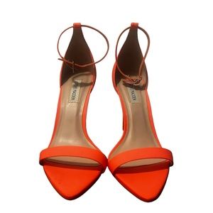 Women’s orange Steve Madden heels